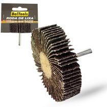 Roda De Lixa 80x30mm G100 c/ Haste 1/4 Beltools Roda De Lixa 80x30mm G100 c/ Haste 1/4 Beltools