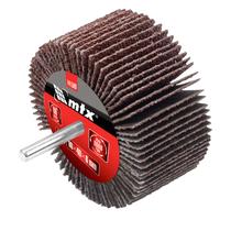 Roda de lixa, com haste para furadeira, grao 40, 80 x 40 x 6mm, 1pc // mtx Roda de lixa, com haste para furadeira, grao 40, 80 x 40 x 6mm, 1pc // mtx