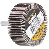 Roda de Lixa G120 50 x 20mm Com Haste - Vonder