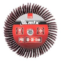 Roda De Lixa p/ Furadeira 60x30 Mm P40 C/ Haste Mtx