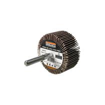 Roda De Lixa Rotativa Disco 50x25 Mm C/ Pino Grão 120 Roda De Lixa Rotativa Disco 50x25 Mm C/ Pino Grão 120