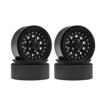 Roda De Metal Com Beadlock Em Escala 1/10 Para RC Crawler Axial SCX10 III Capra TRX4 RedCat D90 D110