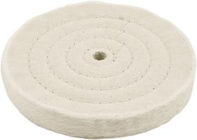 Roda de pano 6x5/8" furo 10mm para polimento Vonder