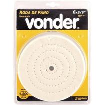 Roda De Pano Para Polimento 6" - Vonder