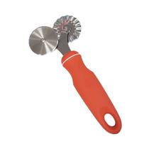 Roda de pastelaria/ravióli Norpro Grip-EZ em aço inoxidável vermelho