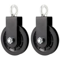 Roda de polia de cabo MAAIGU 90 mm, rotação de 360, 160 kg, carga, 2 unidades Roda de polia de cabo MAAIGU 90 mm, rotação de 360, 160 kg, carga, 2 unidades