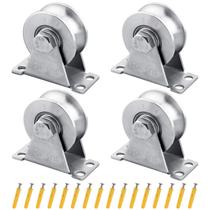 Roda de polia de cabo WENHUALI de aço inoxidável U Groove 4 unidades Roda de polia de cabo WENHUALI de aço inoxidável U Groove 4 unidades