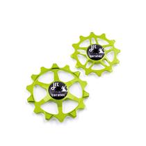Roda de polia de câmbio de cerâmica JRC Components 14 e 12T Par