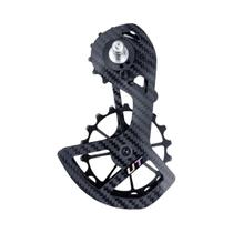 Roda De Polia De Desviador Traseiro Em Fibra De Carbono Com Rolamento Cerâmico Para Shimano 105 Roda De Polia De Desviador Traseiro Em Fibra De Carbono Com Rolamento Cerâmico Para Shimano 105
