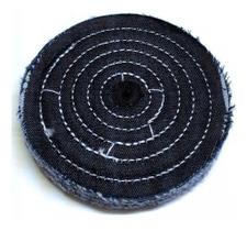 Roda De Polimento Brim Jeans 5 Polegadas Ourives Motor Polir Roda De Polimento Brim Jeans 5 Polegadas Ourives Motor Polir
