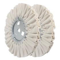 Roda de polimento Cotton Airway de 8 polegadas e 16 camadas para moedor de bancada