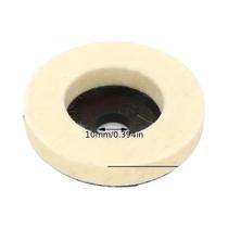 Roda De Polimento De Feltro De Lã De 50mm 75mm Para Esmerilhadeira, Metal, Mármore, Vidro, Cerâmica