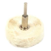 Roda de polimento Forney 60204 Eixo de algodão de 3,8 cm x 0,3 cm