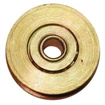 Roda de porta Barton Kramer Steel, 3,2 cm, ranhurada, pacote com 2