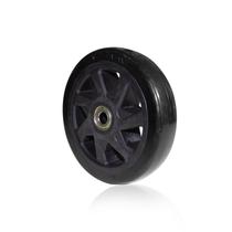 Roda de Pvc Preta 150 Mm X 32 Mm Com 2 Rolamentos