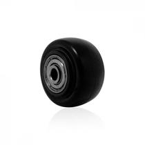 Roda de Pvc Preta 41 Mm X 20 Mm Com 2 Rolamentos Roda de Pvc Preta 41 Mm X 20 Mm Com 2 Rolamentos