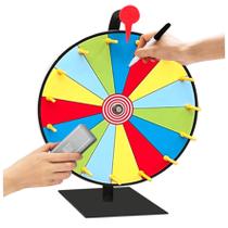 Roda de roleta Jorzer Spin The Wheel 30 cm 10 slots reutilizáveis