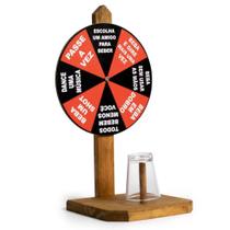 Roda de Shot Roleta Vermelha Virar Bebida Cachaça Tequila Roda de Shot Roleta Vermelha Virar Bebida Cachaça Tequila