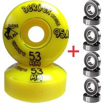 Roda De Skate Derock 53mm 95A Play + Rolamento