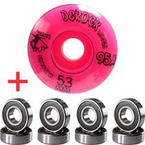 Roda De Skate Derock 53mm 95A Play + Rolamento