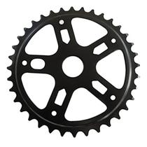 Roda Dentada Aço 36D 5 Braços Preto Cobre Corrente C/Furo