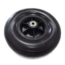 Roda Dianteira 200x50 maciça Preta aro fixo nylon - D500 - Dellamed Roda Dianteira 200x50 maciça Preta aro fixo nylon - D500 - Dellamed