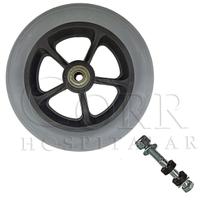 Roda Dianteira Aro 6 Maciça Para Cadeira De Rodas FULL