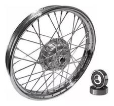 Roda Dianteira Bros 125/150/160 Tambor Raio 4mm com Rolamento