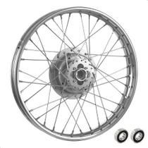 Roda Dianteira Bros 125 /150/160 Tambor Raio 4mm com Rolamento