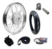 Roda Dianteira Completa Pop 100 Pop 110 4mm Montada