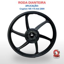 Roda Dianteira Liga Leve Preta Crypton Até 2009 Roda Dianteira Liga Leve Preta Crypton Até 2009