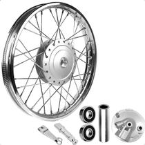 Roda Dianteira Ybr 125 00 08 Factor Alinhada 4mm Com Peças Roda Dianteira Ybr 125 00 08 Factor Alinhada 4mm Com Peças
