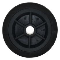 Roda em Polipropileno 4pol x 9/16pol Eixo 14,8mm Preta Ref 13 GSCAR Roda em Polipropileno 4pol x 9/16pol Eixo 14,8mm Preta Ref 13 GSCAR