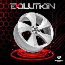 Roda evolution aro 20x7,5 4x100 cor: prata - Volcano
