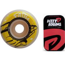 Roda Faith Big Hand 53mm 100A + Rolamento Dizzy Rolling