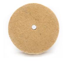 Roda Feltro 4 Polegadas Polimento Esmeril Politriz Aço Inox Alumínio Latão Madeira Vidro Acessório Precisão Ferramenta Acabamento Profissional