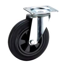 Roda Giratória 8x2 Pol. Borracha P/lixeira 180kg S/freio - Master Roll