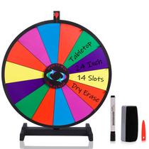 Roda giratória de mesa Hooomyai 60 cm com 14 slots e acessórios