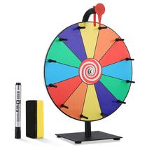 Roda giratória Prize Wheel Bollmisde de 30 cm com suporte de 12 slots