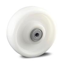 Roda indústria 5 X 1.1/2 pol. nylon poliamida 6 250 kg c/rolamento