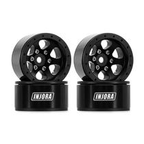 Roda INJORA 1.0 Beadlock de Alumínio para TRX4M, Ascent18, SCX24 e FCX24