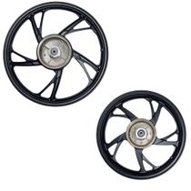 Roda Liga Leve Biz125/biz100 Ks Freio Tambor Pe Galinha Par - RT PREMIUM