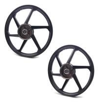 Roda Liga Leve Cg150 160 Titan Fan Tambor 6 Pontas Preto