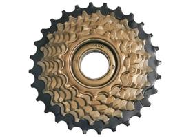 Roda Livre 21V Index 14/28T Dourado/Preto Catraca Rosca 7V - Paco