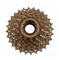 Roda Livre Catraca Bicicleta 7v 21v Rosca 13-28 Index Bike Cor Dourado