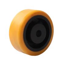 Roda Macaco Jacare 3'' Eixo 11mm Ferro Poliuretano Potente