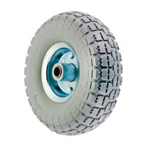 Roda maciça 350x4 PU Super Elástica Anti Furos