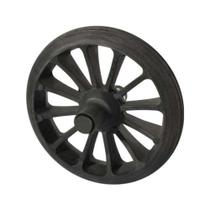 Roda Maciça de Borracha Sintética Paraboni - Eixo 3.1/2'' Furo 2.1/2''