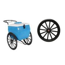 Roda Maciça para Carrinho de Picolé RD 06 com rolamento