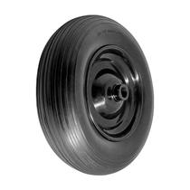 Roda maciça pu montada 3.50-8 rol.rolete 1" aro aço 150kg Roda maciça pu montada 3.50-8 rol.rolete 1" aro aço 150kg